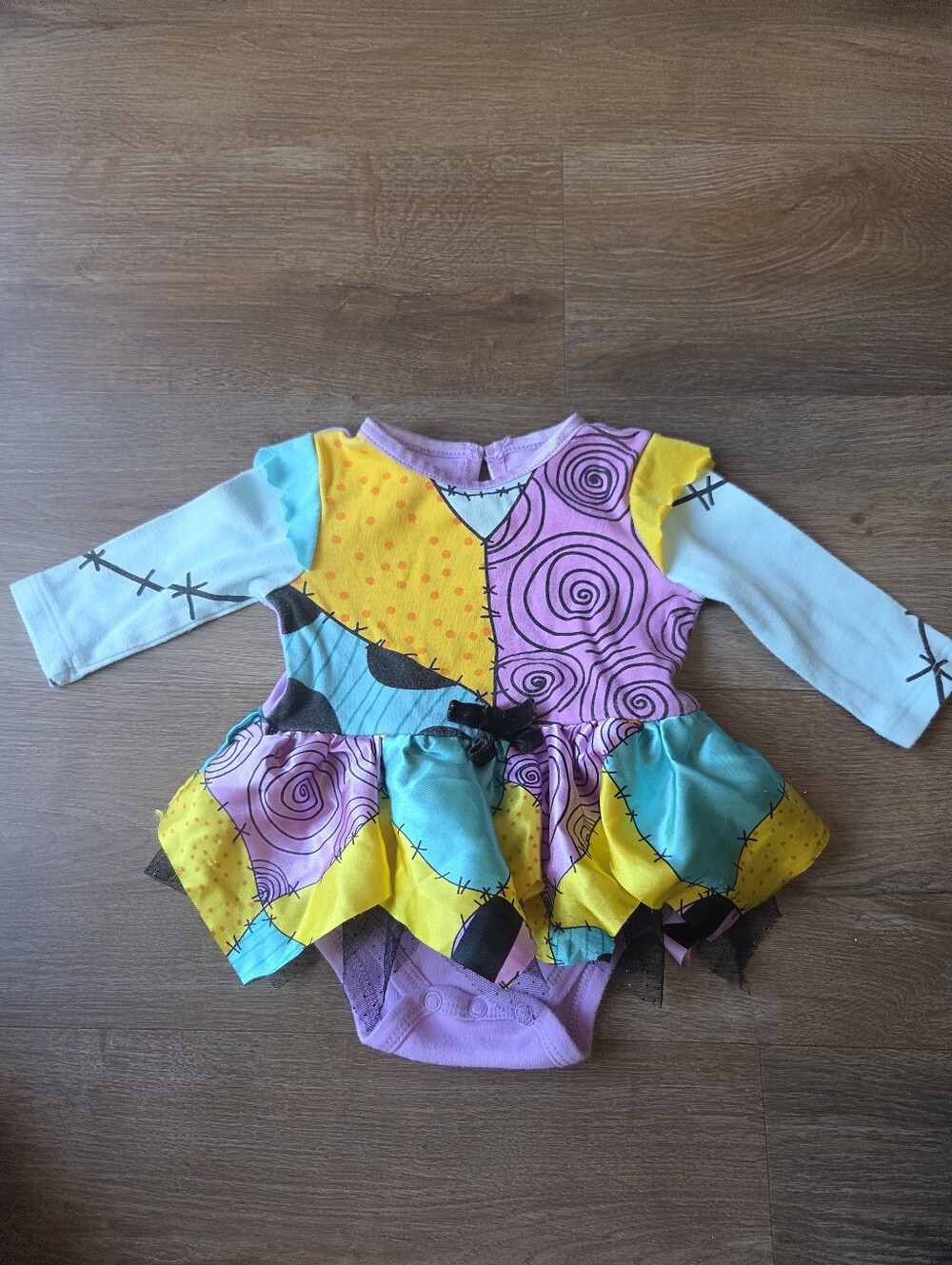 Disney The Nightmare Before Christmas Sally Baby Girl Dress Onesie Costume